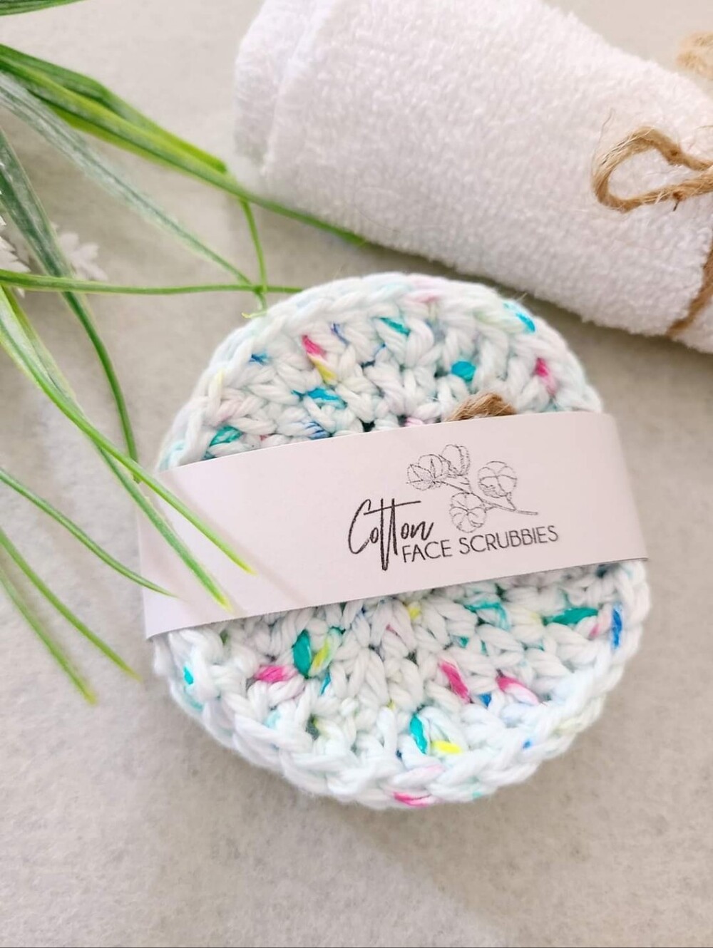 Facial Cleansing Pads Scrubbies 100 % Cotton Make up Removal Pads
